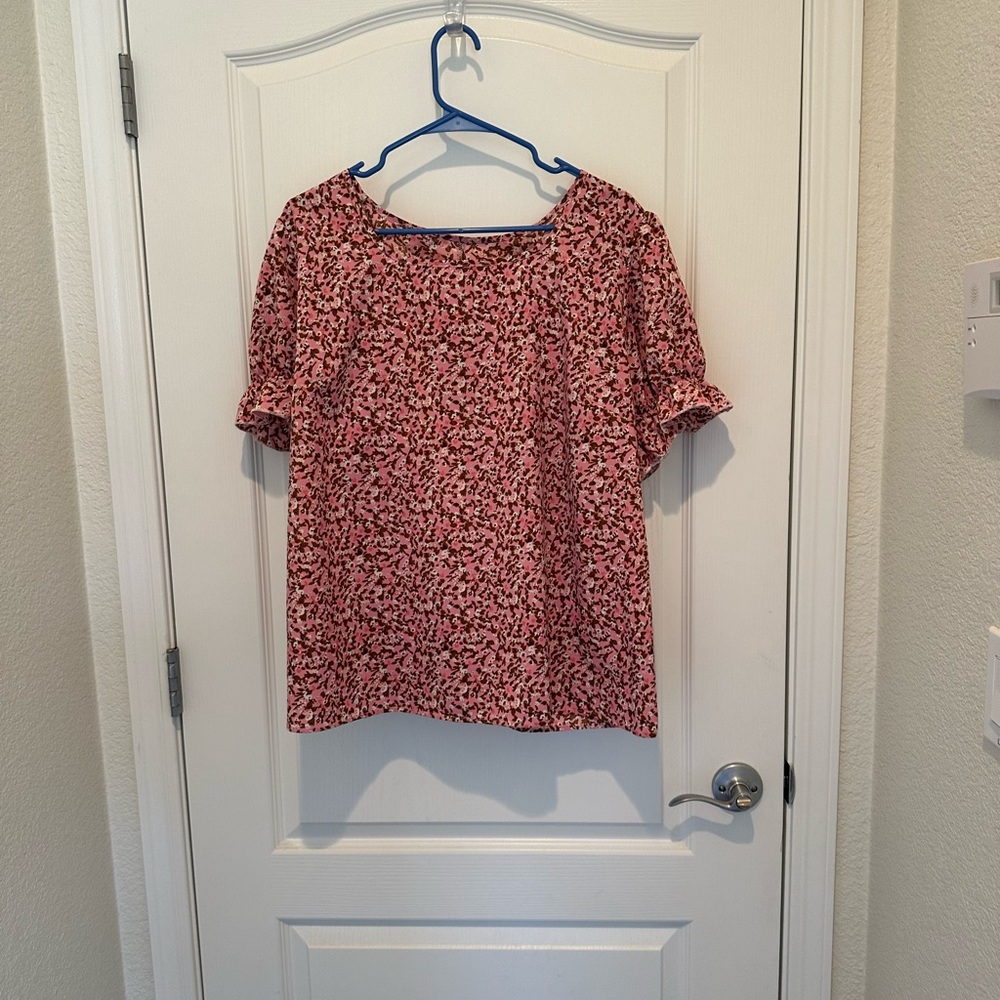 Floral Pink Women's Top